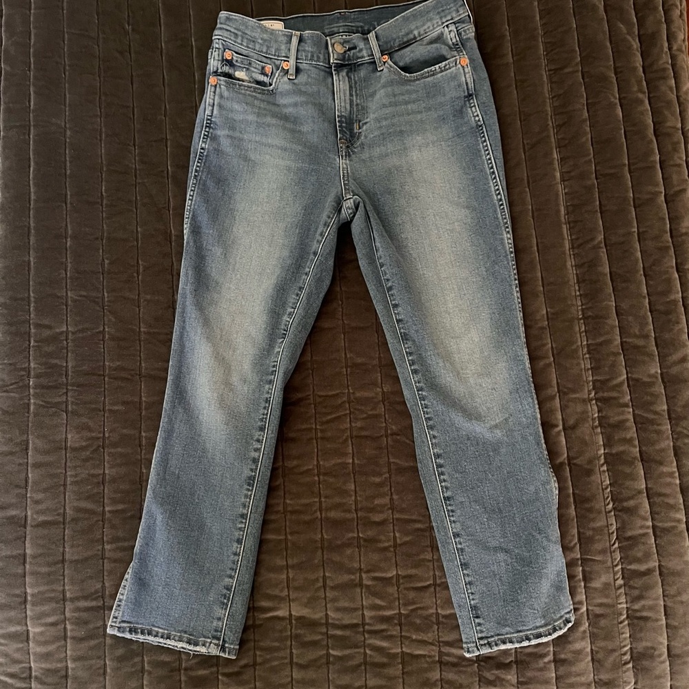 Gap Mid Rise Split-Hem Vintage Slim Jeans